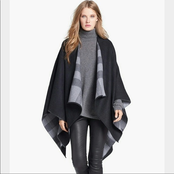 Burberry Accessories - Burberry Wool Poncho for Women - Brand New